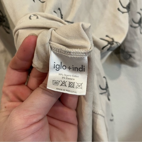 Iglo + Indi 2y-3y snap long sleeve beetle one piece - Picture 5 of 6